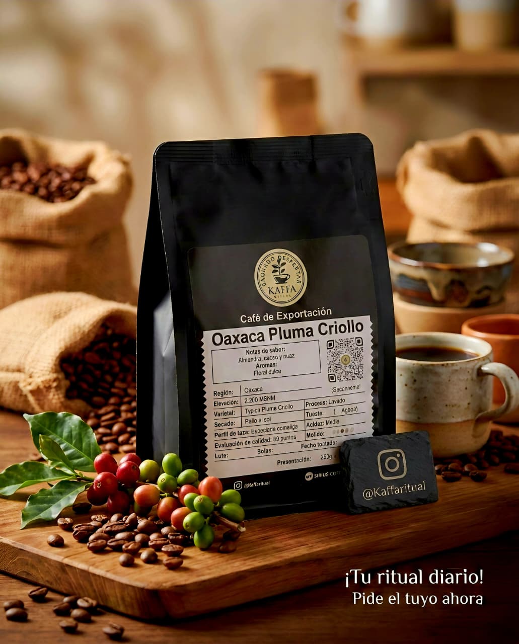 Oaxaca Pluma Criollo Kaffa Ritual